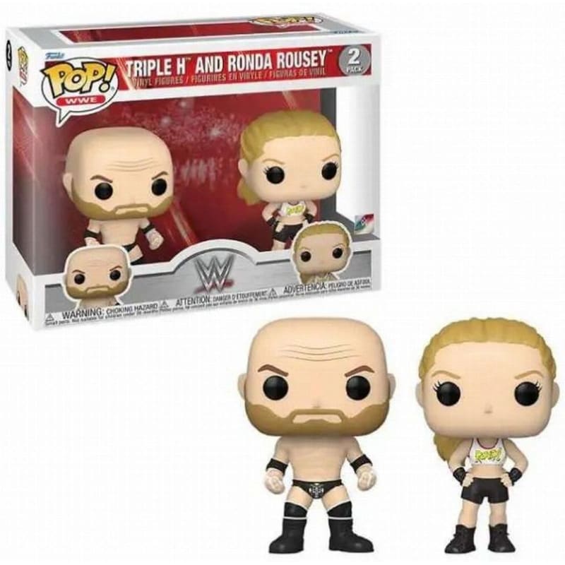 FUNKO Funko Pop! WWE - Triple H Ronda Rousey 2-Pack