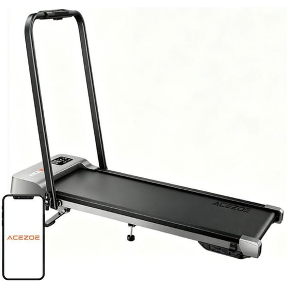ACEZOE Walking Pad P12 Ηλεκτρικός Διάδρομος Γυμναστικής Aσημί image 1