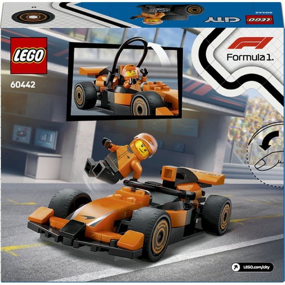 LEGO® City Οδηγός F1® με Αγωνιστικό Αυτοκίνητο McLaren (60442) image 8