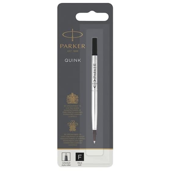 Parker Rollerball Refill F Black (blister) image 0