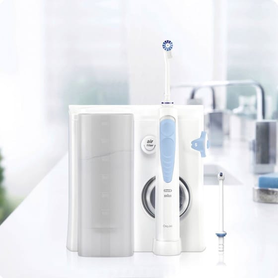 ORAL-B Ηλεκτρική Οδοντόβουρτσα OXYJET ORAL HEALTH CENTER Λευκό image 1