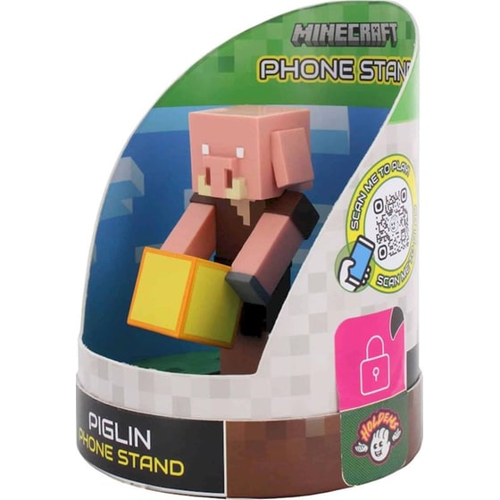 Φιγούρα Βάσης Στήριξης Cable Guys - Minecraft Piglin Earbud Holde (HDHMMC400733) image 3