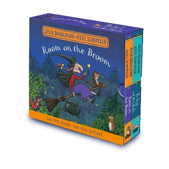 Room on the Broom and The Snail and the Whale Board Book Gift Slipcase image 0