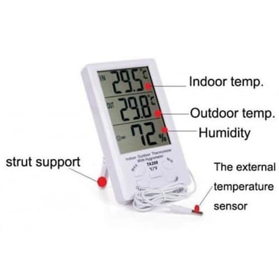 Μετεωρολογικός Σταθμός/Ξυπνητήρι - Λευκό image 1