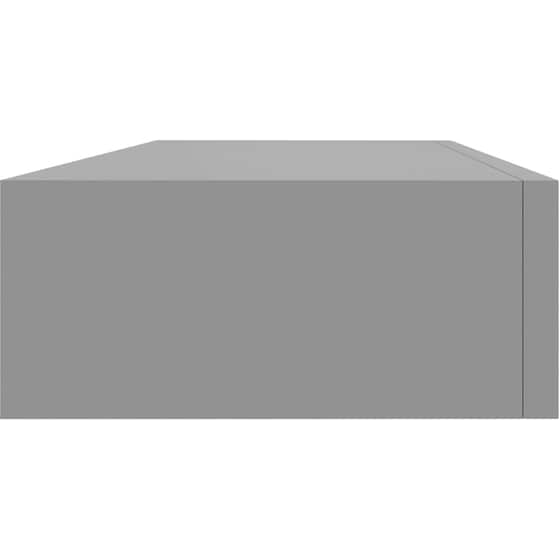 Ράφι Τοίχου VidaXL από MDF 60x23.5x10 cm - Γκρι image 3