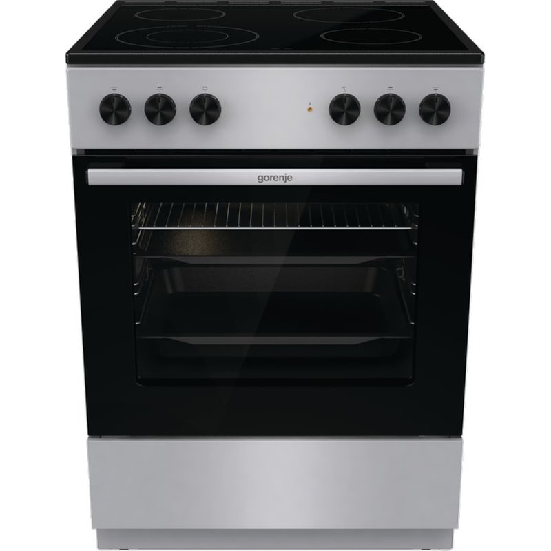 GORENJE GORENJE GEC6A41SC 71 Lt Inox Ηλεκτρική Κουζίνα