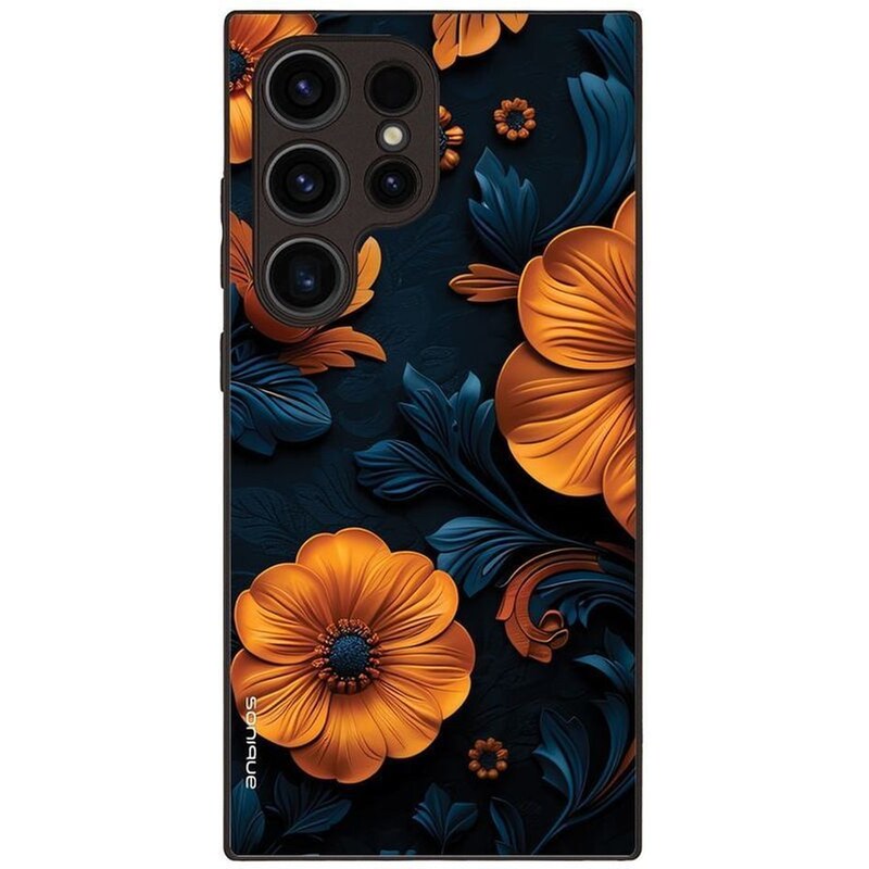 Θήκη Samsung Galaxy S24 Ultra - Sonique 3D Flower Series - Orange