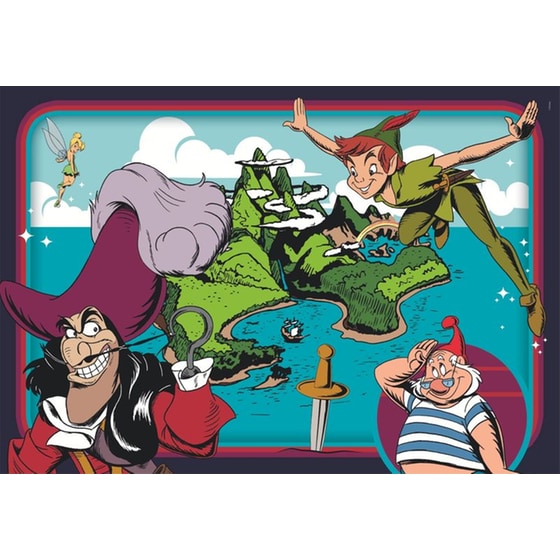 Παζλ Clementoni Super Color Disney Heroes (2x60 Κομμάτια) image 2