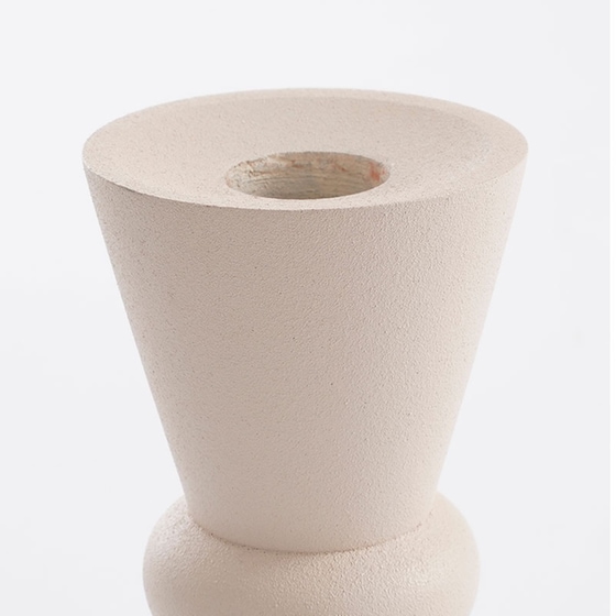 Κηροπήγιο Edelman Rollo 1111652 από Αλουμίνιο 6x18.5cm - Εκρού image 2
