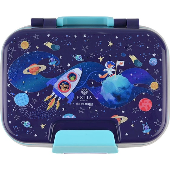 Φαγητοδοχείο με Κουτάλι και Πιρούνι Estia Home Art Save the Aegean Solar Jump 1030 ml image 0