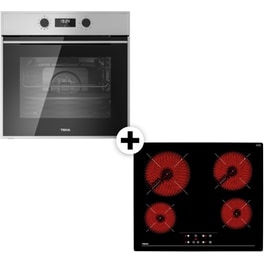 TEKA HSB 644 & TZ 6415 70 Lt Inox Eντοιχιζόμενο Σετ Φούρνος και Εστία