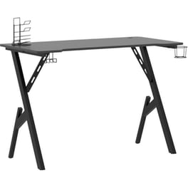 Γραφείο Gaming VidaXL με Πόδια σε Σχήμα Y 110x60x75 cm - Μαύρο