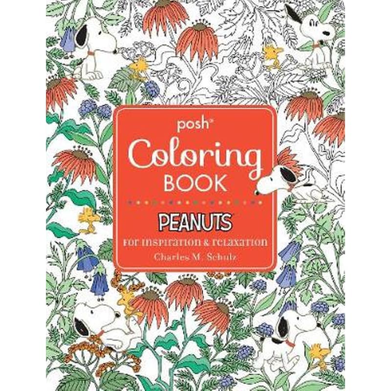 Posh Adult Coloring Book: Peanuts for Inspiration Relaxation