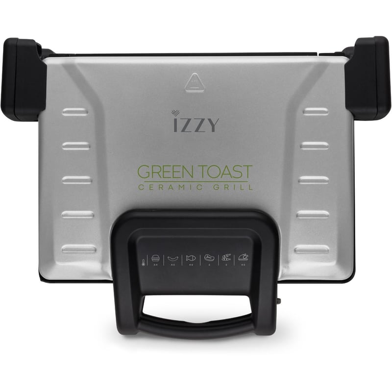 IZZY IZZY GREEN TOAST XL 2100W Γκρι Τοστιέρα - Γκριλιέρα