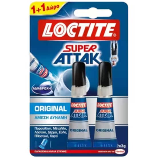 Κόλλα Loctite Στιγμής Ρευστή 3Gr 1+1 image 0
