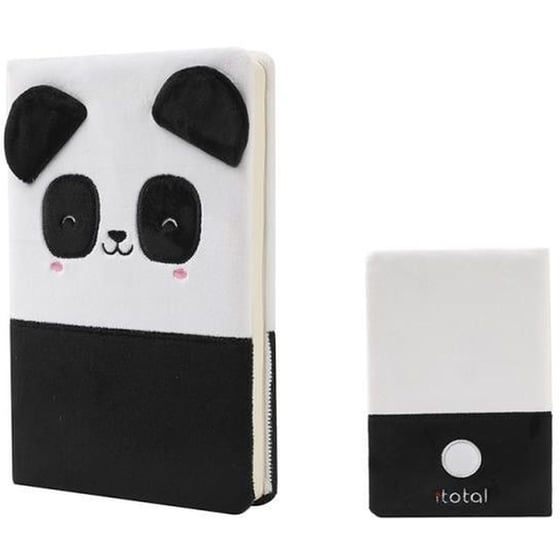 Σημειωματάριo i-Total Plush Α5 Panda image 6
