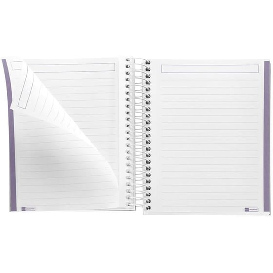 Τετράδιο Σπιράλ Miquelrius Α6 Messages Μωβ 100 Φύλλων image 1