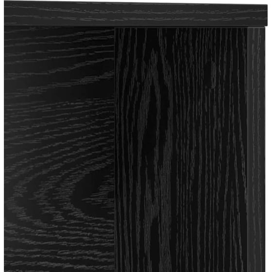 Γραφείο VidaXL από Επεξεργασμένο Ξύλο 91x50x149 cm - Μαύρη Οξιά image 6