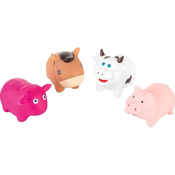 Παιχνίδια Μπάνιου Akuku Μπουγελοφατσάκια Φάρμα A0168 - 4 τμχ image 0