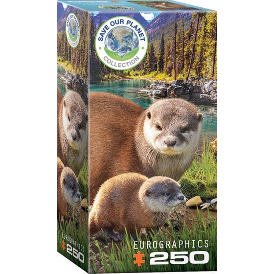 Παζλ Eurographics Otters (250 Κομμάτια) image 0