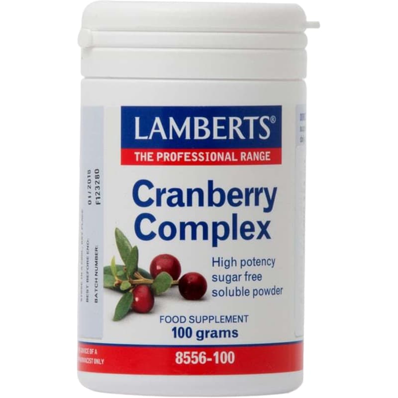 Ειδικό Συμπλήρωμα Διατροφής Lamberts Cranberry Complex - 100gr