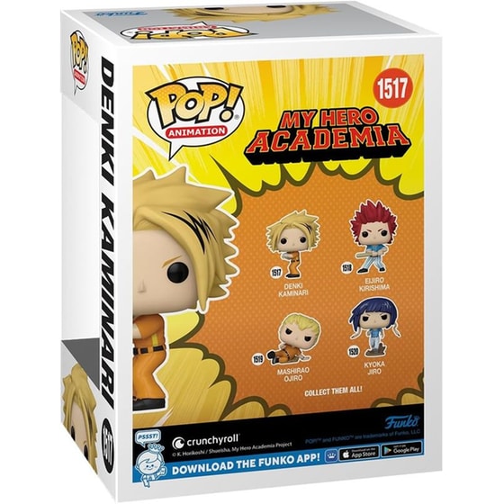 Funko Pop! Animation - My Hero Academia - Denki Kaminari #1517 image 2