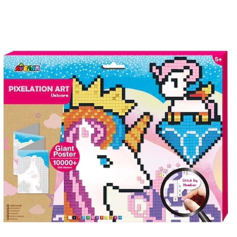 Arts And Crafts Χειροτεχνίες Avenir – Pixelation Art – Unicorn 60310