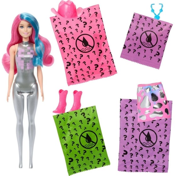 Κούκλα Mattel Barbie Color Reveal Disco Star Series image 3