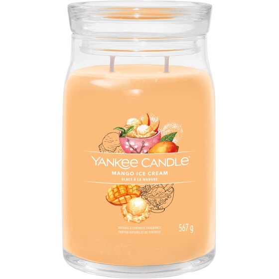 Κερί Yankee Candle Signature Large Jar Mango Ice Cream image 0