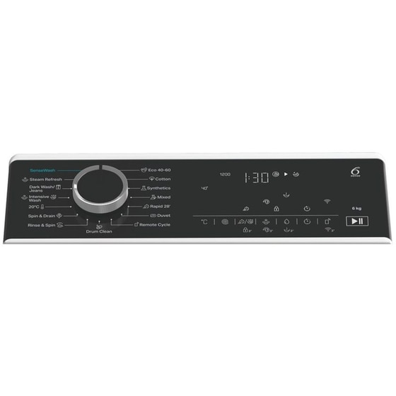 WHIRLPOOL TW621WBCVSWEE 6 kg 1.100 Στροφές Λευκό Πλυντήριο Ρούχων image 5