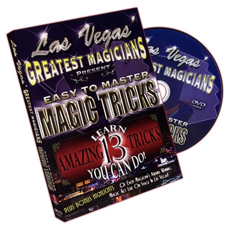 Easy To Master Magic Tricks By Las Vegas Greatest Magicians – Dvd
