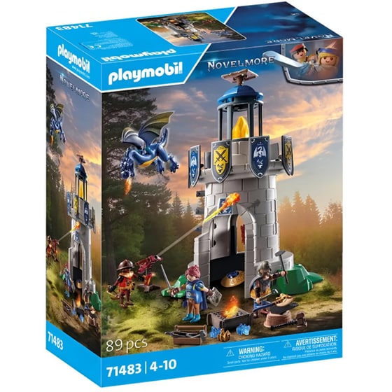PLAYMOBIL® Novelmore Πύργος Ιπποτών με δράκο και σιδηρουργό (71483) image 0