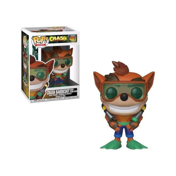 Φιγούρα Funko Pop! Videogames - Crash with Scuba Gear (Crash Bandicoot) image 0