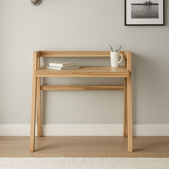 Γραφείο&nbsp;Nextdeco&nbsp;Ξύλο&nbsp;Teak 100x100cm image 1