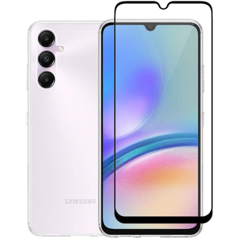 VIVID Σετ Διάφανη Θήκη Σιλικόνης Full Face Tempered GlassSamsung Galaxy A15 - Vivid Gelly Case Full Face Tempered Glass - Transparent