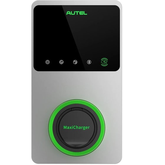 Επιτοίχιος Φορτιστής Αυτοκινήτου Autel AC Wallbox 22 kW - Ασημί image 0