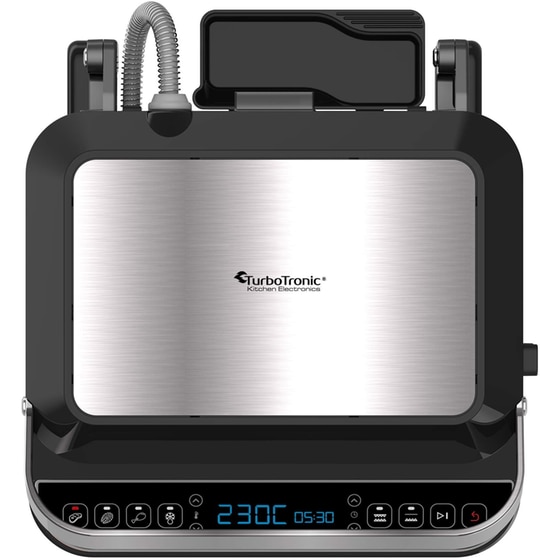 TURBOTRONIC TT-CG900 2000 W Ασημί Ψηστιέρα - Γκριλιέρα image 4
