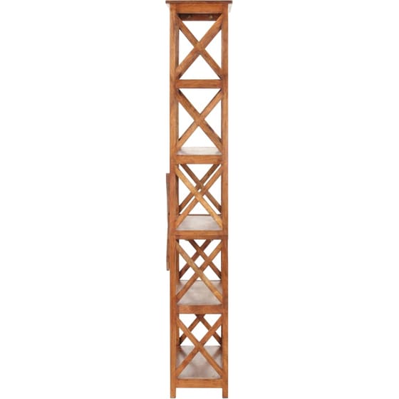 Βιβλιοθήκη VidaXL από Μασίφ Ξύλο Ακακίας 100x180 cm - Μελί image 1
