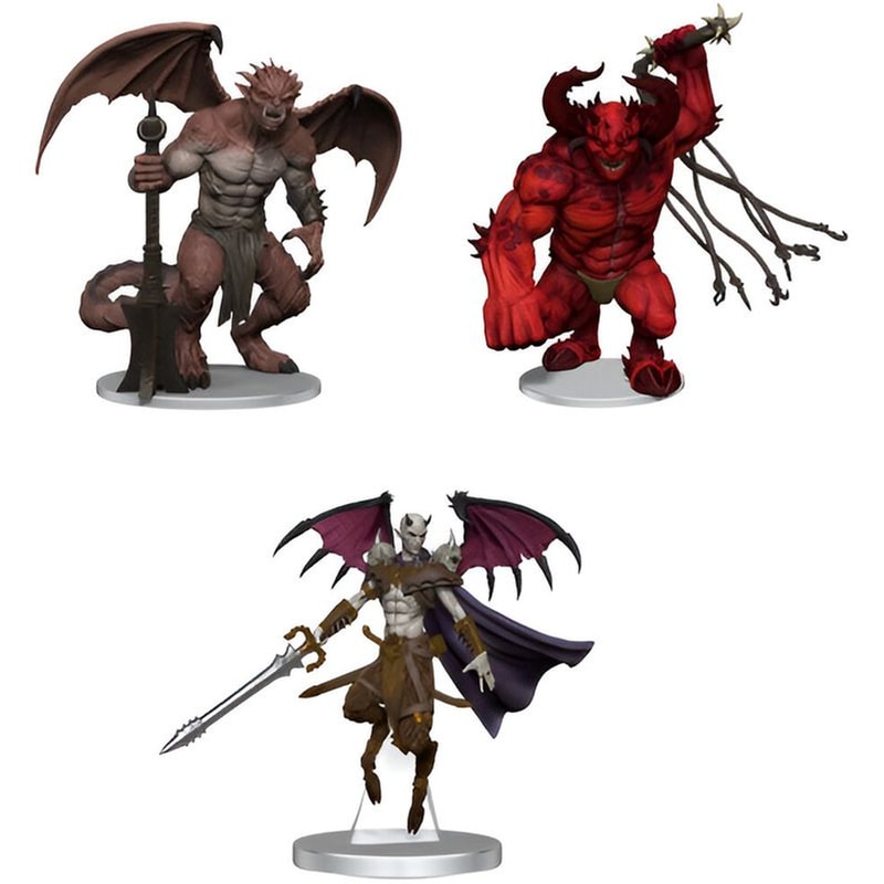 WIZKIDS Dd5 Icons: Archdevils- Hutijin, Moloch, Titvilus Dungeons Dragons WIZKIDS