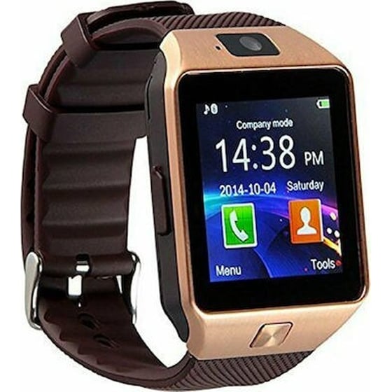 Smartwatch DZ09 43mm - Ροζ Χρυσό image 1