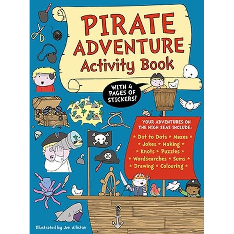 Pirate Adventure Activity Book