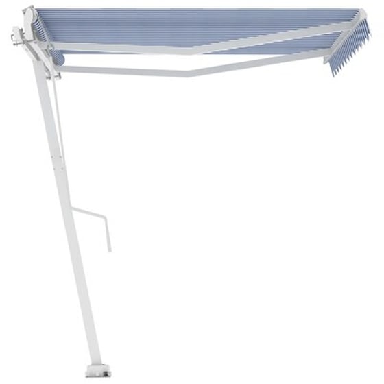 Τέντα Vidaxl Αλουμίνιο Αυτόματη 350x250cm - Μπλε/Λευκό image 3