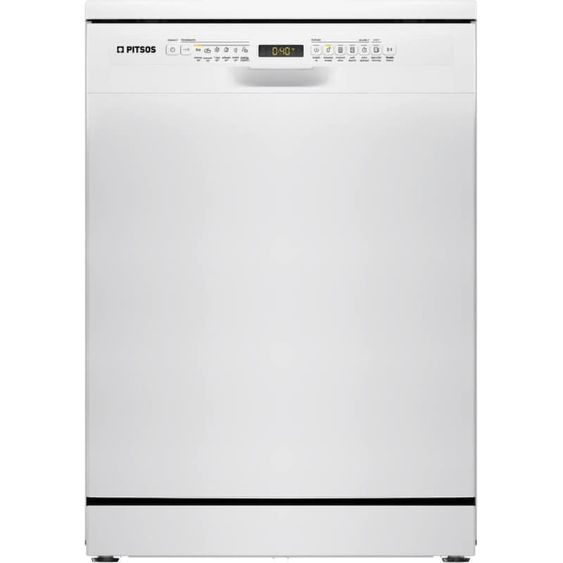 PITSOS DSF60W01 για 12 Σερβίτσια Λευκό Πλυντήριο Πιάτων