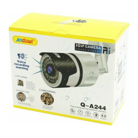 Ασύρματη IP Camera Andowl Q-A244 Full HD Bullet / Box με Νυχτερινή όραση image 1