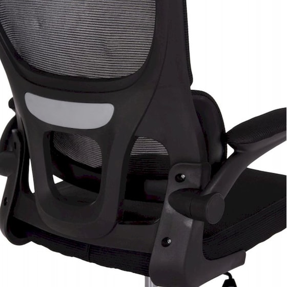 Καρέκλα Γραφείου 24Mall Base από Ύφασμα Mesh - Μαύρη image 3