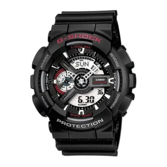 Ρολόι Casio G-shock Black Rubber Strap Ga-110-1aer image 0