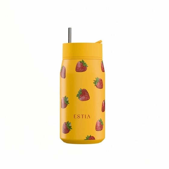 Μπουκάλι Θερμός Estia Lens Save The Aegean Berry Bright με Καλαμάκι 360 ml image 0
