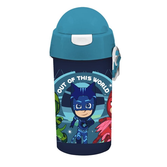 Παγούρι Διακακης Αεβε 500ml Πλαστικό Me Καλαμάκι Pj Masks image 2