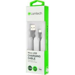 Καλώδιο δεδομένων Lamtech lam439874 Micro usb 1m - Black