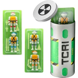 Φιγούρα Δράσης SUPER7 Teenage Mutant Ninja Turtles Ooze Canister 10cm (4 τμχ)